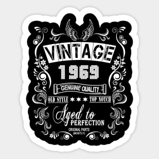 Vintage 1969 Sticker